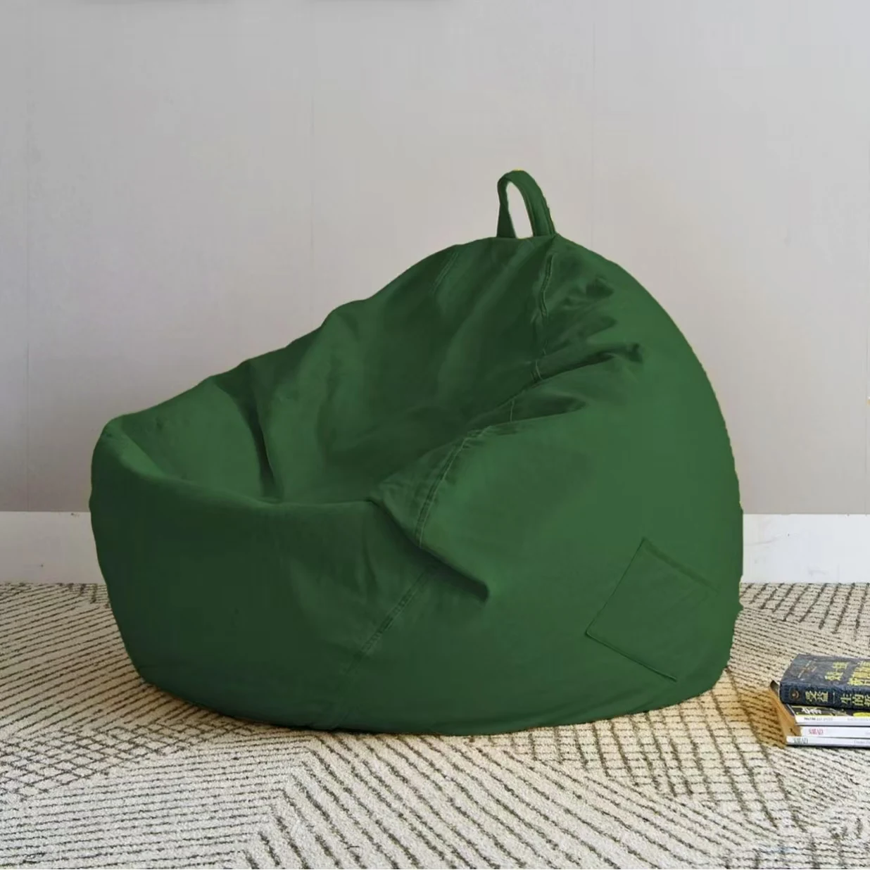 

Large Orange Support ODM OEM Beanbag Sofa Garden Beanbag Chair