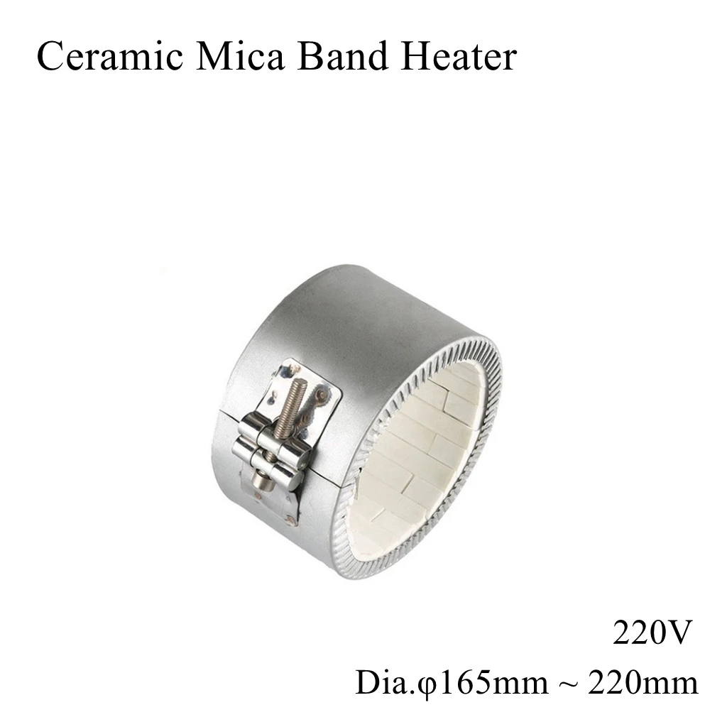 

Ceramic Mica Band Coil Heater Porcelain Electric Heating Ring Element Plastic Injection Molding Machine Mould Extruder Nozzle