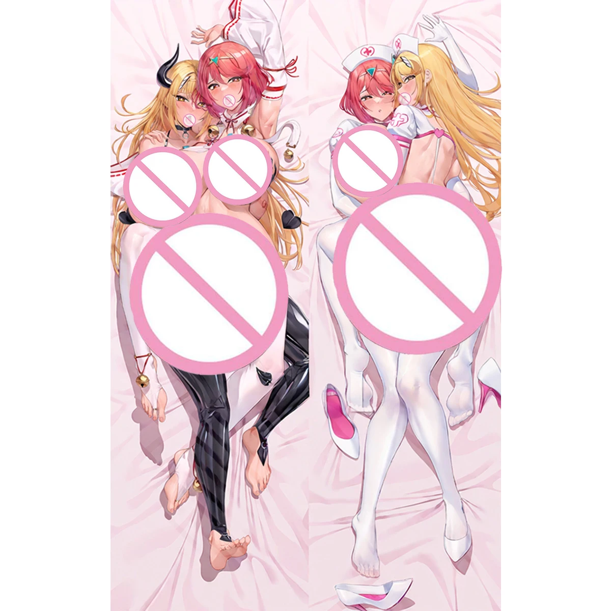

Mythra & Pyra Large Dakimakura Cover Anime Game Girl Hikari Homura Long Equal Body Pillow Case DIY Printed Gift Customized
