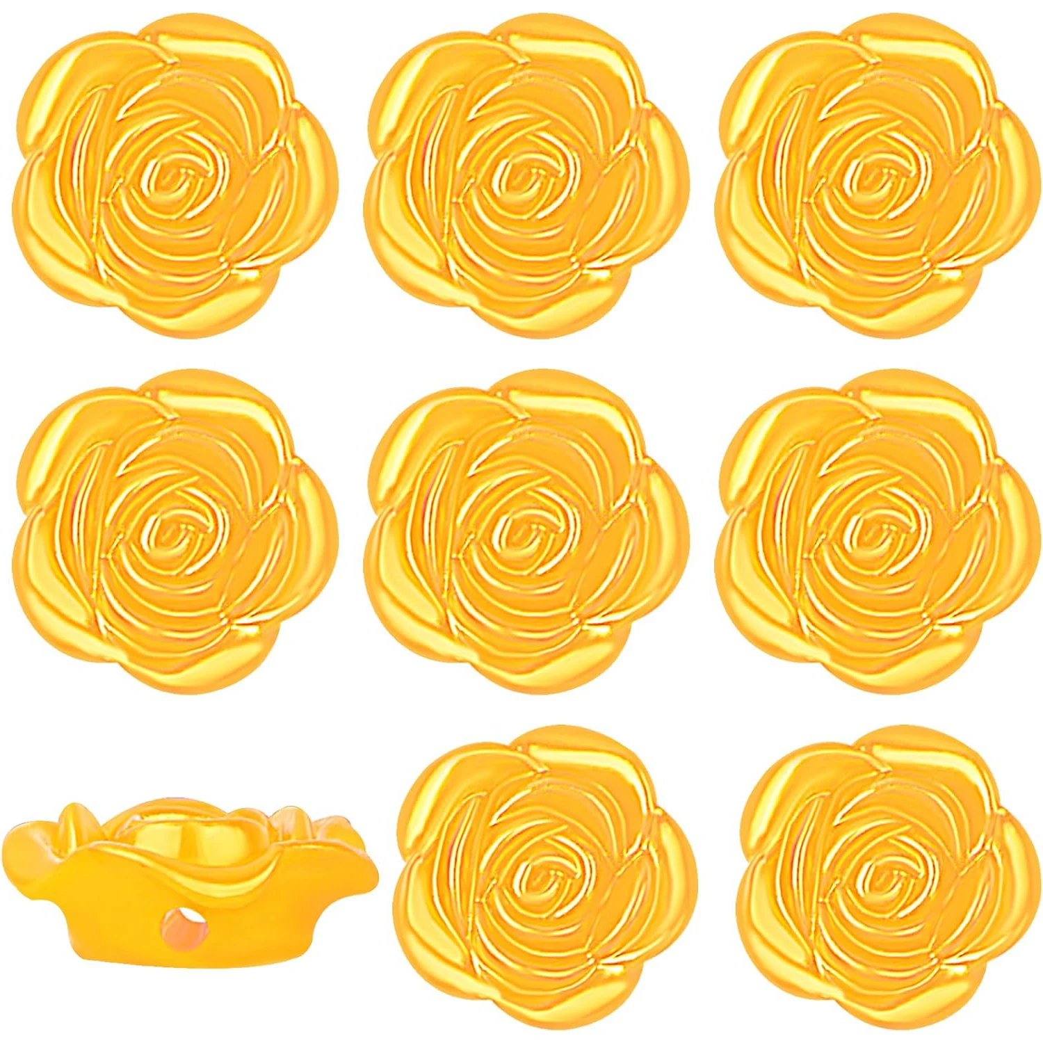 

100 шт. бусин в форме розы из АБС-пластика, милые бусины-розочки, разделители, аксессуары для изготовления браслетов и ожерелий своими руками