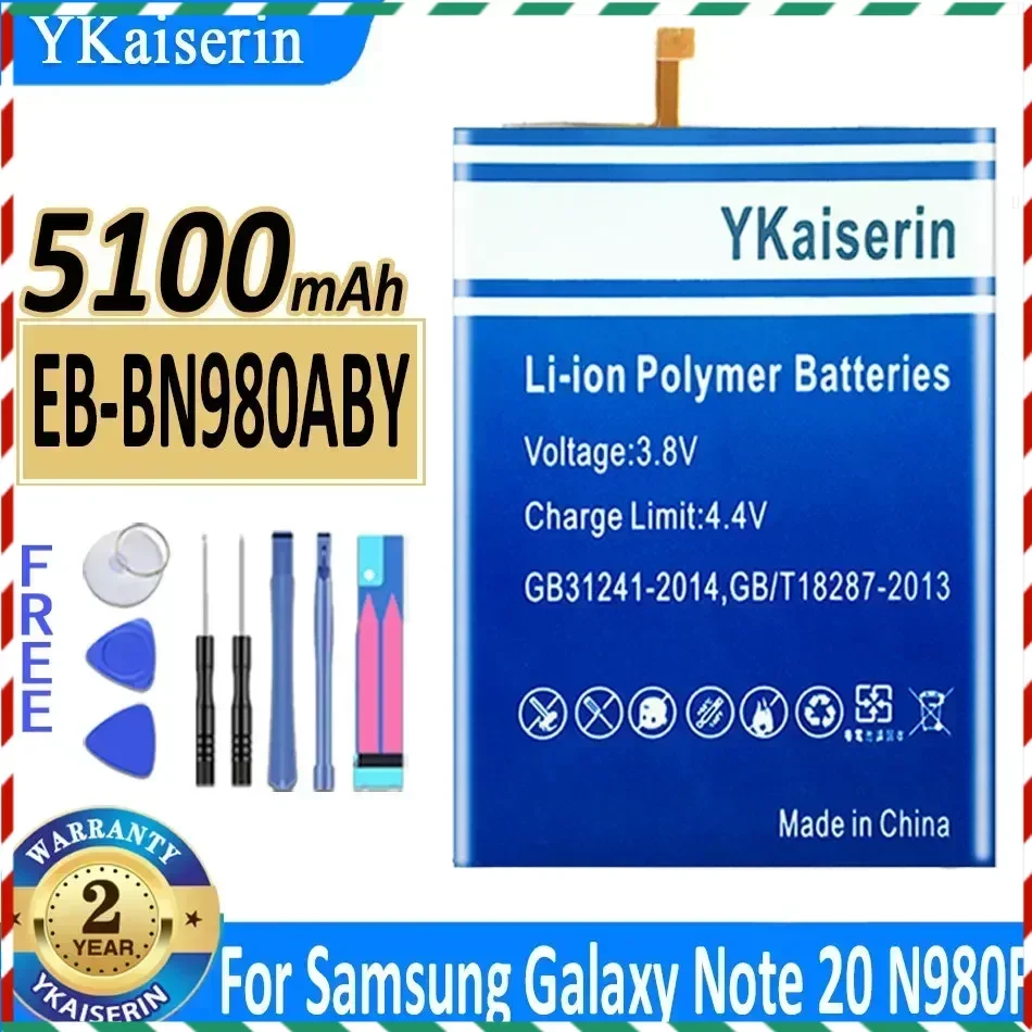 YKaiserin EB-BN980ABY Battery for SAMSUNG Galaxy Note 20 Note20 N980 N980F SM-N980F/DS EB-BN985ABY for Galaxy Note 20 Ultra 5G