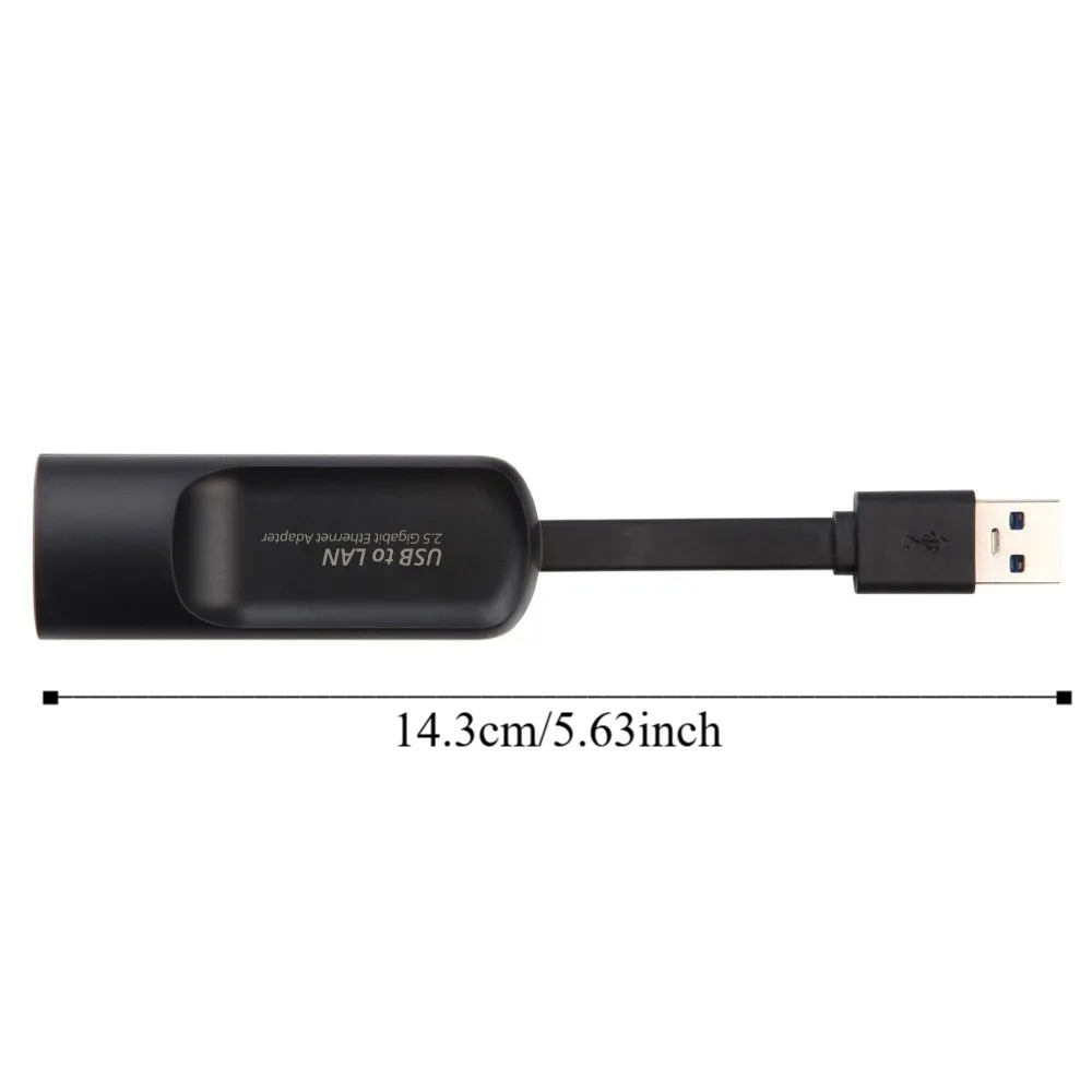 USB Typ C auf RJ45 2500 Mbit/s Ethernet-Adapter RJ45-Port-Treiber Kostenlose 2,5 G USB-Netzwerkkarte USB 3.0 High Speed