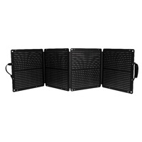 100W 110W Foldable Solar Panel Waterproof High Efficiency Monocrystalline Outdoor Camping RV Travel Power Station Charger