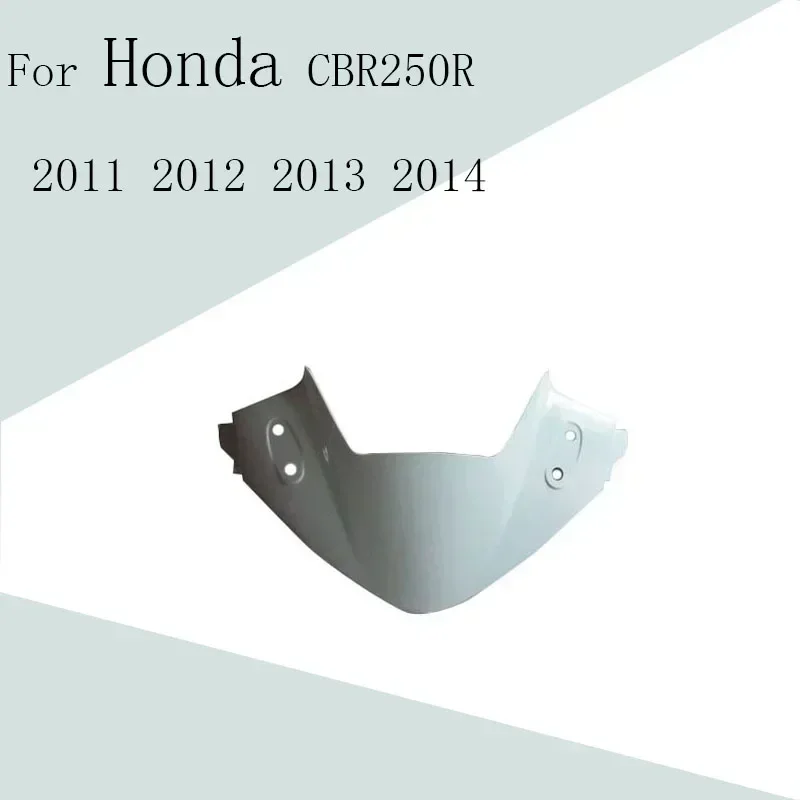 For Honda CBR250R 2011 2012 2013 2014 Unpainted Front Upper Head Nose Cowl ABS Injection Fairing Motorcycle Accessories