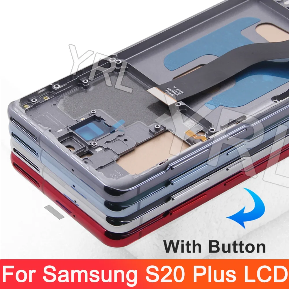 S20 Plus G985F Display Screen Replacement for Samsung Galaxy S20+ G986F Lcd Display Digital Touch Screen with Frame Assembly