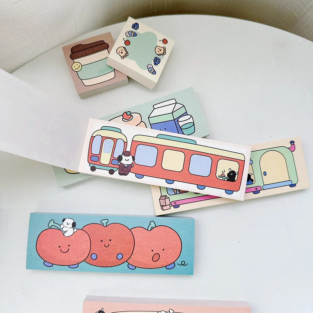 Presente adorável estilo único opcional floral kawai retro loja almofada longa bonito nota papel estudante manual material 100p bonito sakura