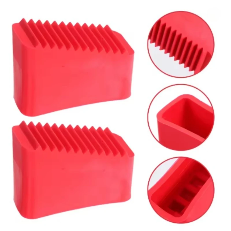 Step Ladder Feet Covers Versatile Ladder Leg Covers Non-Skid Ladder Pads Rubber Foot Pad Insulating Foot Sleeve
