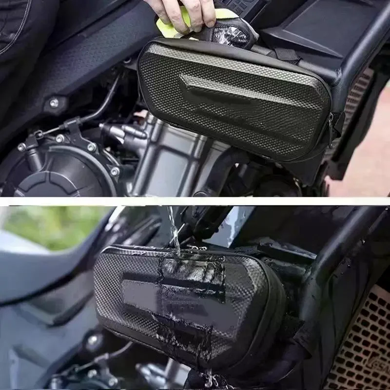 1/2Pcs Large-Capacity Motorcycle Side Bag – Universal Waterproof Multifunctional Saddlebag / Storage Pouch Motorcycle Accessory