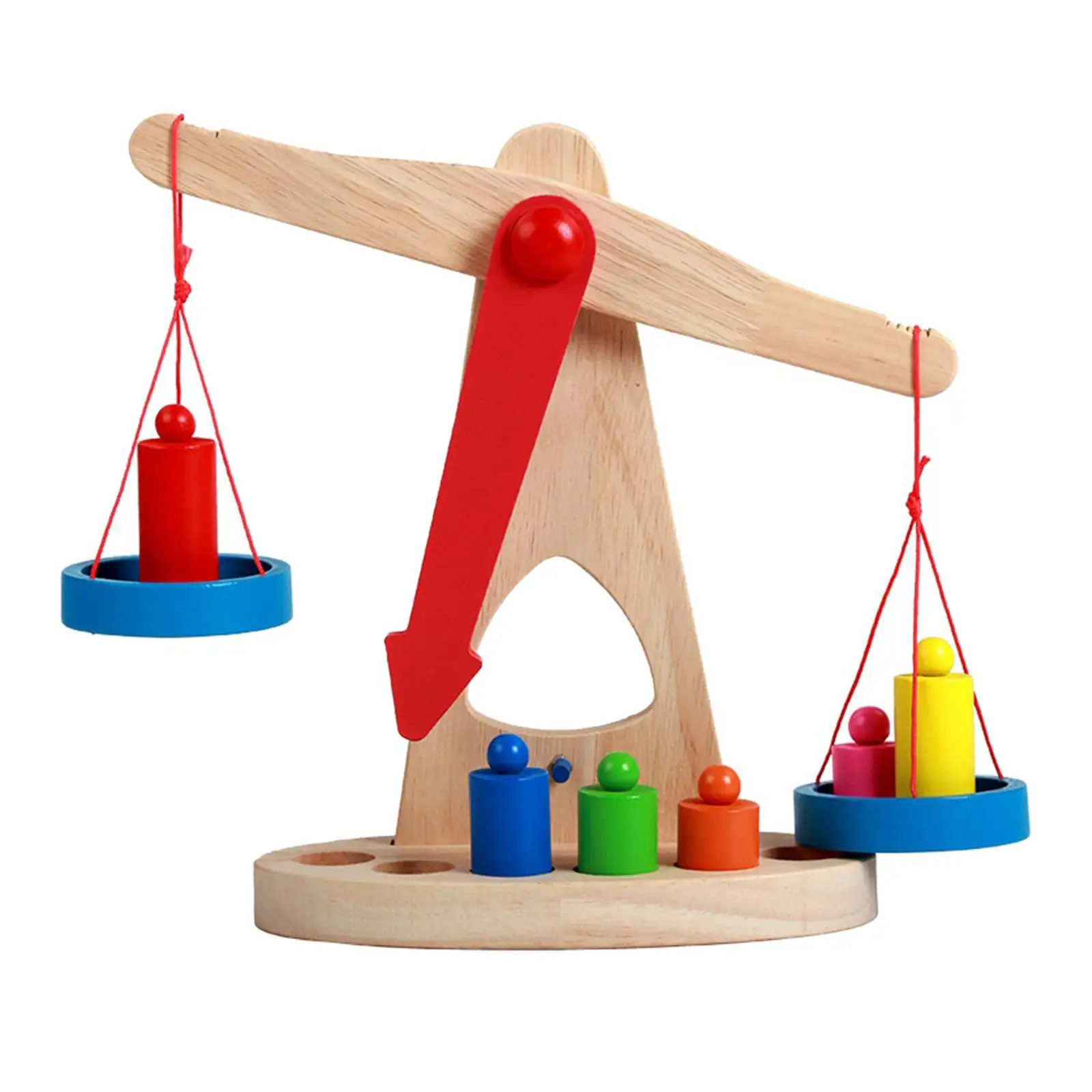 Échelle en bois Montessori pour enfants, jouets dos pour enfants, addition et soustraction mathématiques, outils fuchsia, jeux