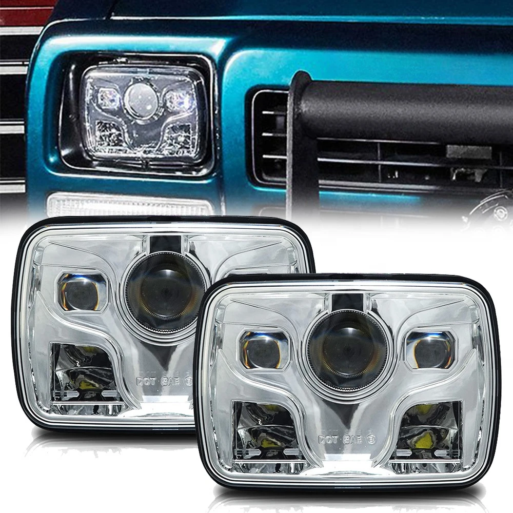 

DOT approved 7x6" Hi/lo projector led headlight for Toyota