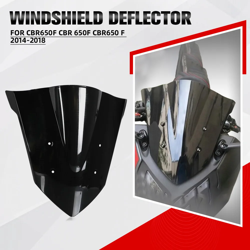 

Windshield Windscreen Wind Deflector Screen Wind Shield Protector For Honda CBR650F CBR 650F CBR650 F 2014 2015 2016 2017 2018