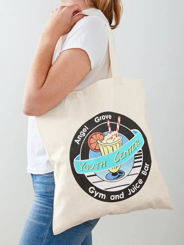 

Angel Grove Gym Juice Bar Tote Bag Women's shopper Big bag large size bags foldable reusable bag