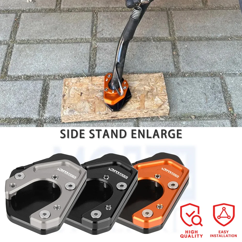 

FOR RC 125 200 250 390 690 Enduro SMC 950 990 Adventure R Motorcycle Side Stand Enlarger Plate Kickstand Enlarge Foot shelf