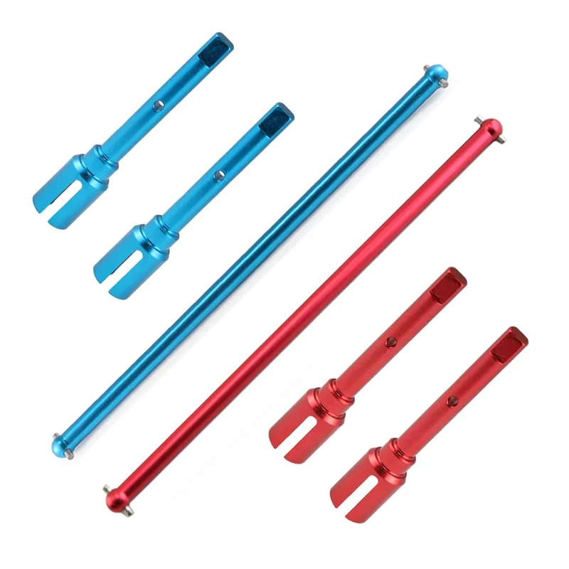 New‑Upgrade Aluminum Alloy Central Drive Shaft & Propeller Joint Set,1PCS For 1/10 Tamiya TT‑02 TT02B RC Car Upgrade Parts
