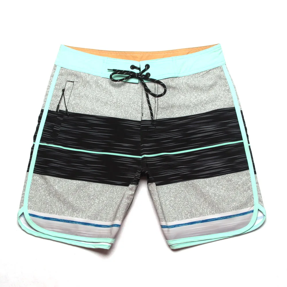 

Bermuda Striped Man's Boardshorts Surfing Swimwear Beach Sport 4-way Stretch Comfortable Quick-dry Waterproof Homme Swim Trunks