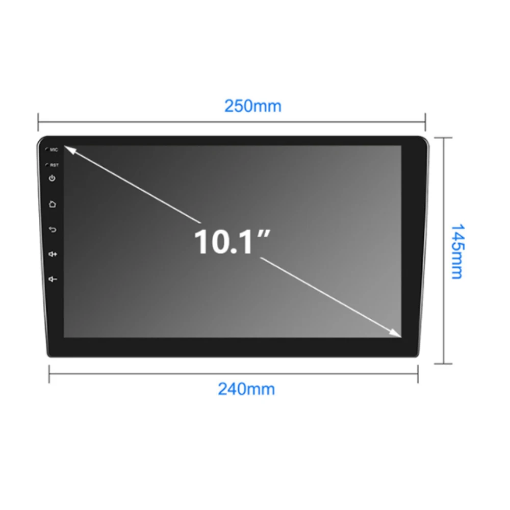 ジープコンパス用カーラジオ筋膜フレーム,2 mp,10インチステレオパネル,配線ハーネス,電源ケーブルアダプター,canbusデコーダー