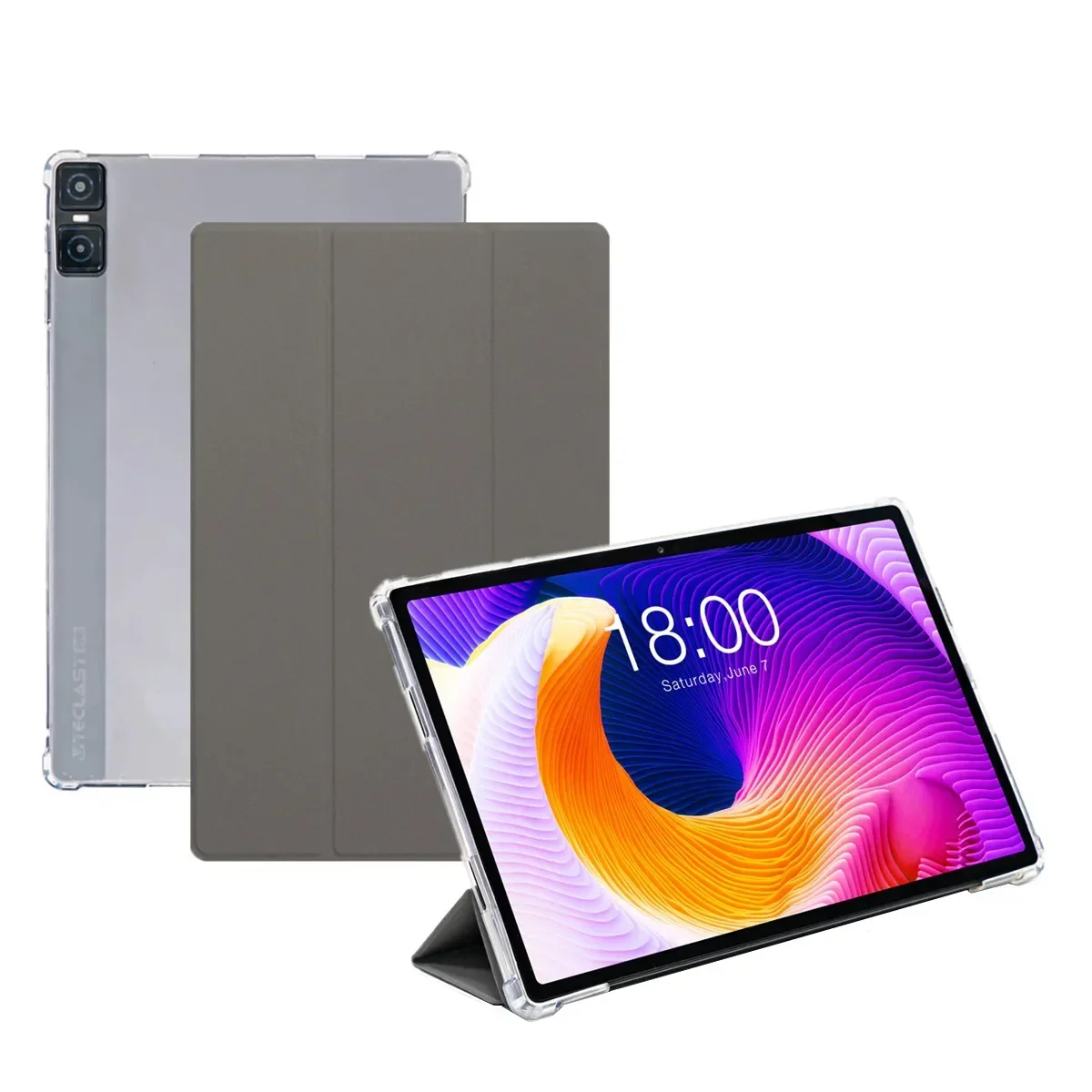 

Smart Case for Teclast T45HD 10.5" 2023 Tablet Case Folding Stand Pu Leather Cases for Teclast T45 HD Soft Tpu Smart Cover