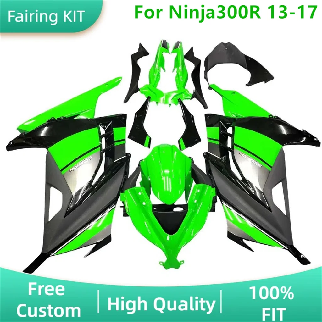 

Hot Sale Prime Motorcycle Fairing Kit for Kawasaki Ninja300R 13-15 16 17 EX300R 2013 2014 2016 2015 2017 Bodywork Cowling Parts