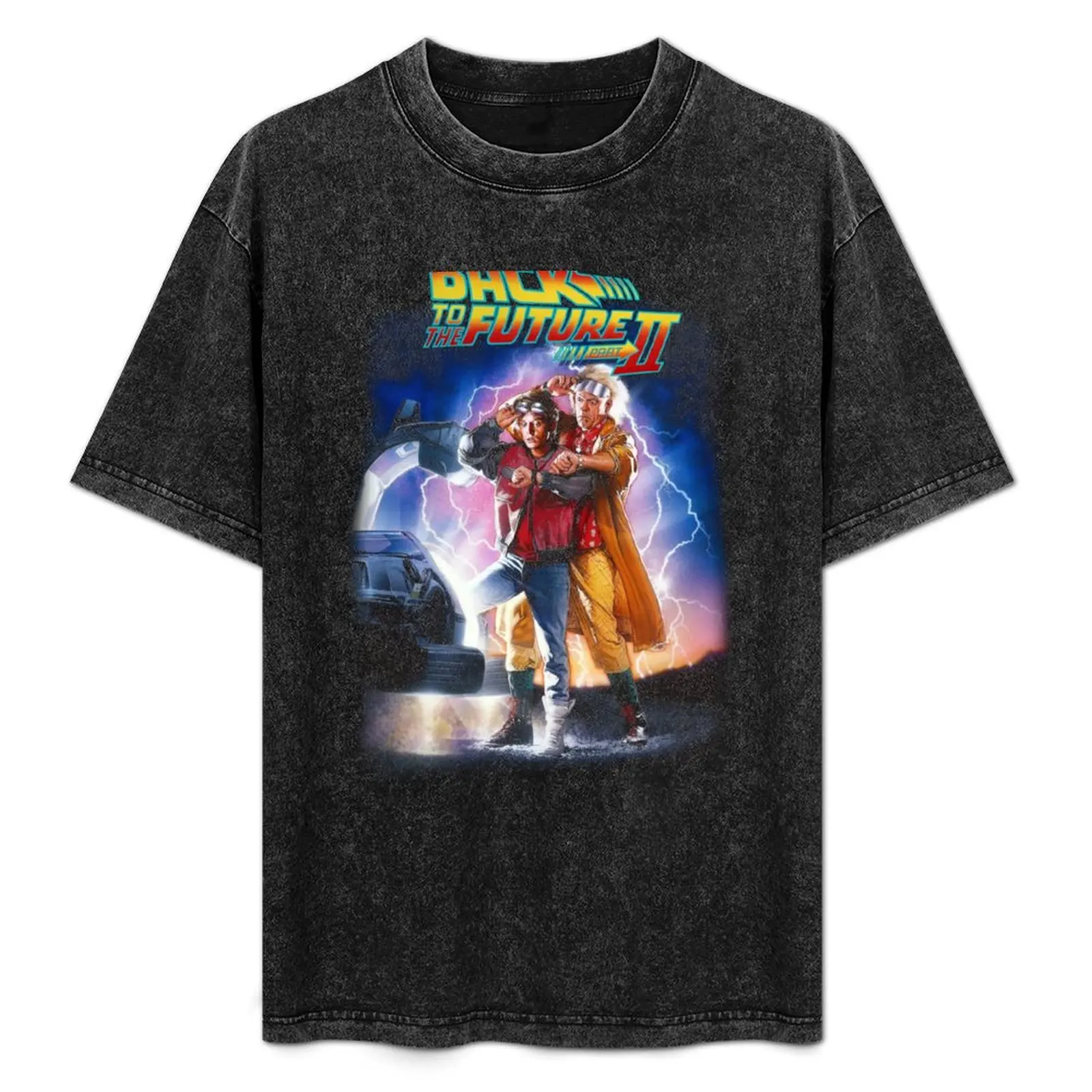 Playera Love Origin Flims Back to Future II, Camiseta de Manga Corta para Personas Altas y de Talla Grande