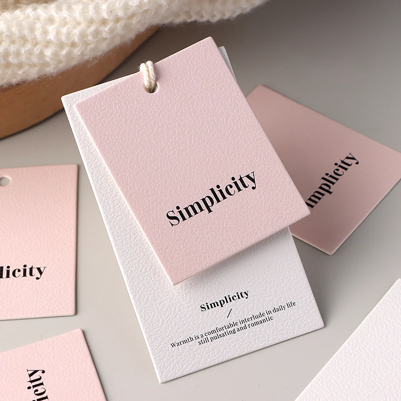 Etiqueta de Papel Milano Personalizada, Etiqueta Especial para Roupas com Logo Impresso em Serigrafia para Atacado