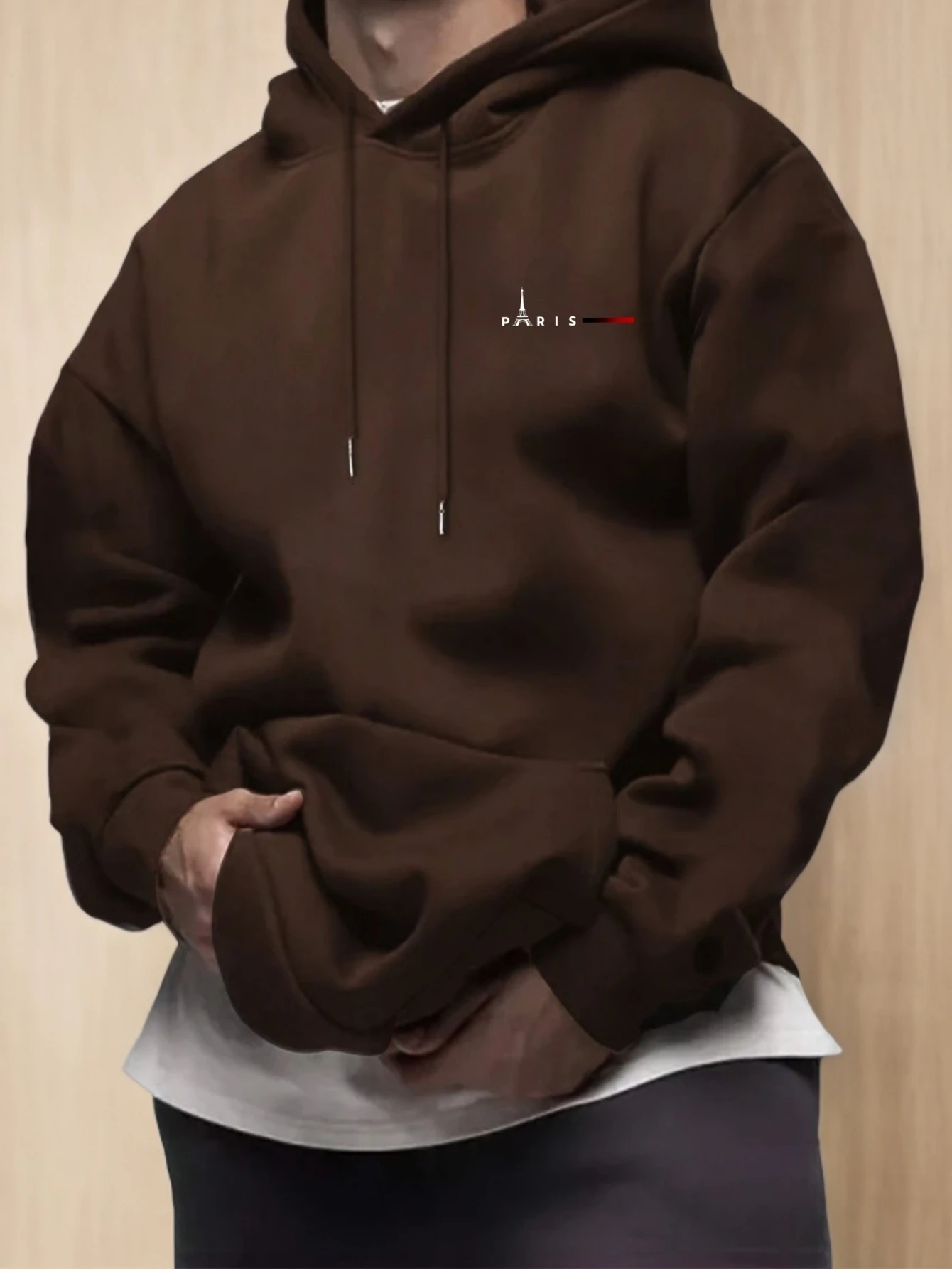 Men's Inspired Letter Graphic Hoodies Polyester Knit Fabric Casual Regular Fit Hooded Sweatshirt Pullover Tops Streetwear Daily