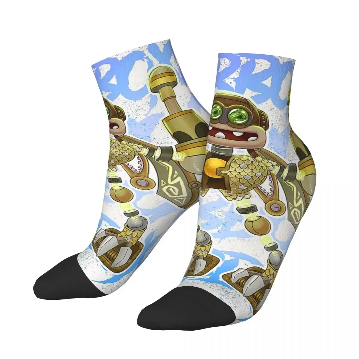 Wubbox My Singing Monsters Socks Harajuku Sweat Absorbing Stockings All Season Socks Accessories for Man's Woman Christmas Gifts