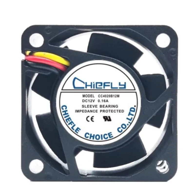 NEW Cooler Fan for CHICFLY CC4020B12M DC12V 0.16A 4020 4CM Cooling Fan 40x40x20mm