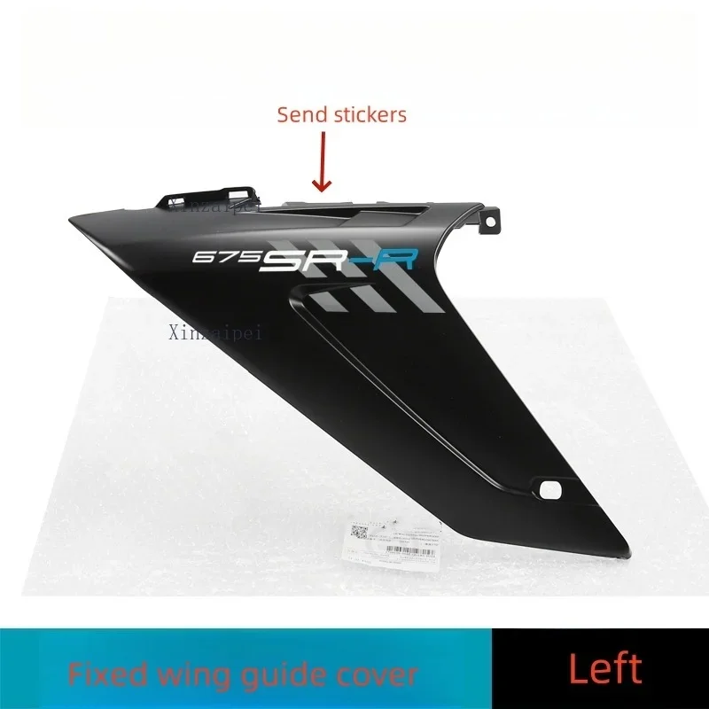 For CFMOTO 675SR 675SR-R Motorcycle Fixed Wing Guide Cover Wing Decorative Panel Wind Blade Plastic Shell Protective Panel