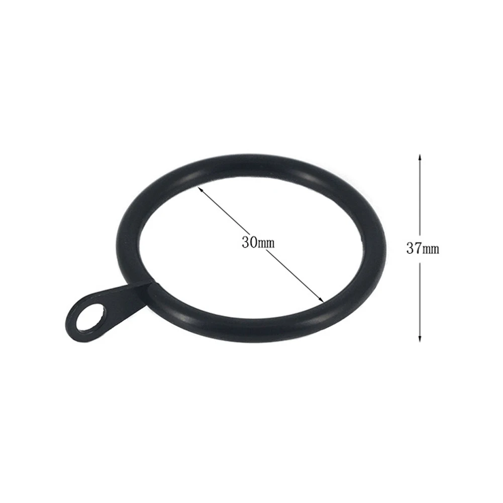 Heavy Duty Curtain Rings For Rods And Poles, Smooth Gliding, Eliminate Pulling And Tugging, Available In Multiple Colors