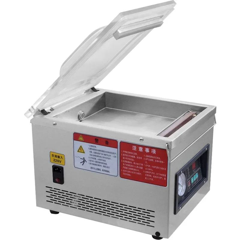 Alimentaire Riz Viande Poisson DZ-260 DZ400 Usine Prix De Gros Commercial Semi Auto Mini Bureau Scellant Machine D'emballage Sous Vide