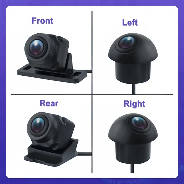 360 camera For Car AHD 3D 360 car camera degree bird view system Auto Car Camera with DVR night vision wide 360 degree camera