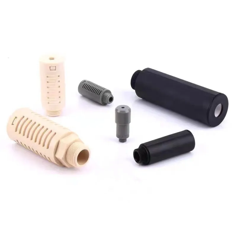 Pneumatic Plastic Silencer Air Quick Exhaust Muffler Absorb Noise Reduce Filter 1/8