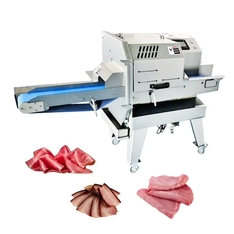 Versatile 1-18mm Adjustable Slicer for Cooked Meat Cheese and Sausage