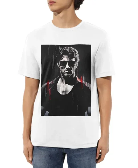 2025 الصيف سيلفستر ستالون الجرافيك طباعة الرجال تي شيرتات قصيرة الاكمام القطن الخالص تي شيرت Y2k Harajuku نمط ملابس علوية مريحة #3