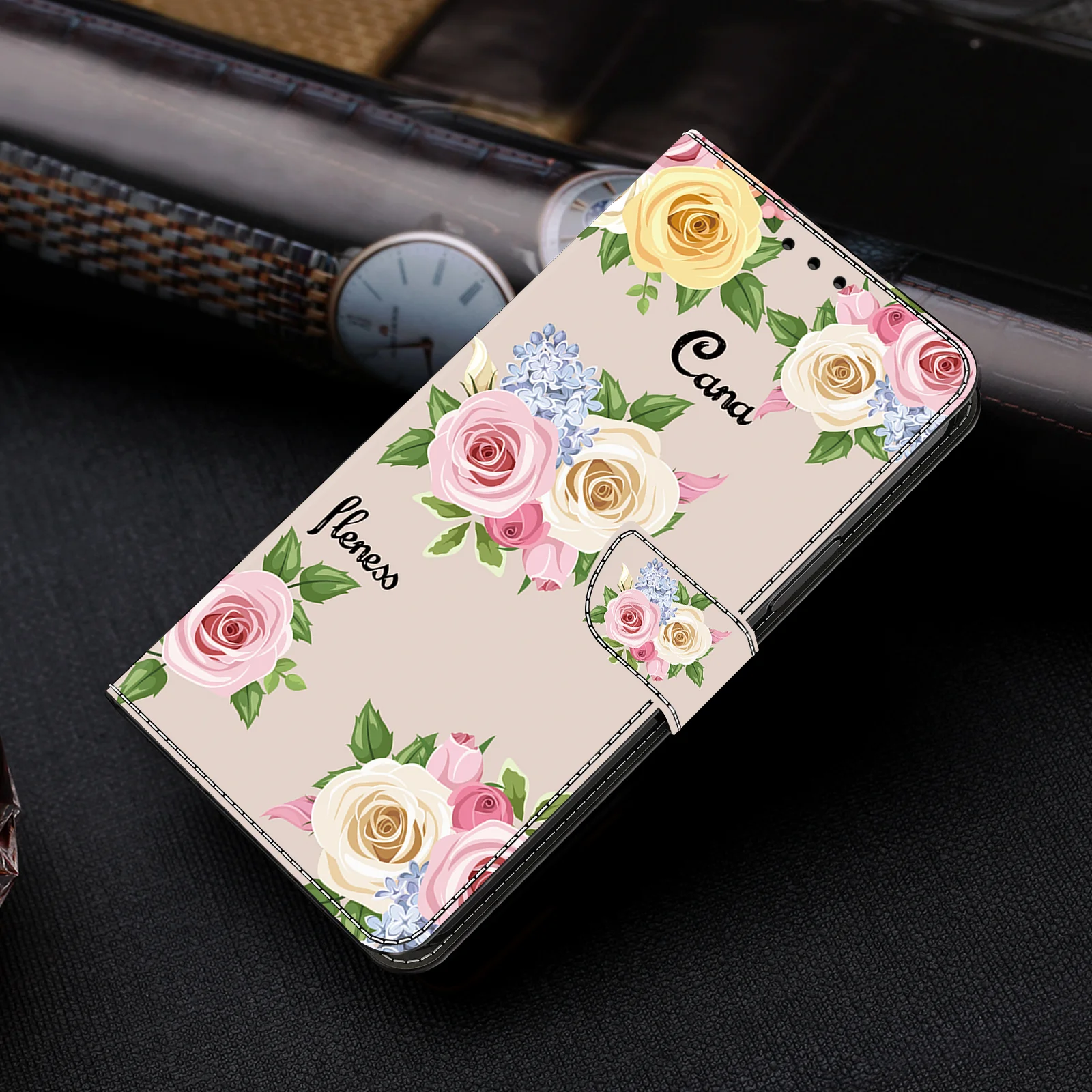 Magnetic Flip Leather Cover For Xiaomi Redmi Note 10 10T 9S 9 8 8T 7 7S 6 Pro Plus Lite 4G/5G Painting Wallet Case