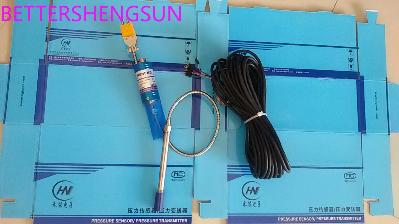 PT131-25MPa-M14*1.5-High temperature melt pressure temperature double measuring sensor