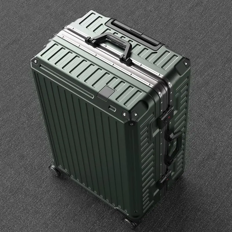 Grande Capacidade TAS Lock Bagagem, Alumínio Frame Mala, Mala de mão, Trolley Case, 26 a 32 ", 22" 24 ", 20", alta qualidade