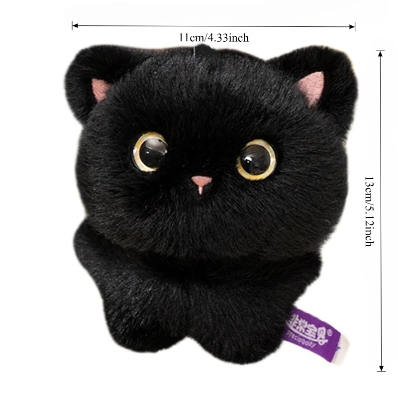 جديد أفخم دمية المفاتيح لطيف الكرتون القط بلوشي لعبة لينة أرنب محشوة قلادة Kawaii حقيبة اكسسوارات هدية الكريسماس #4