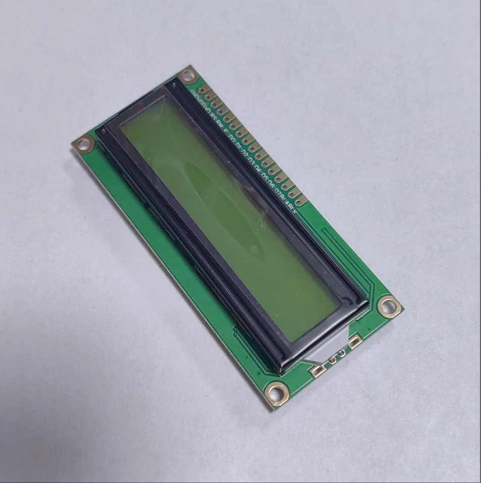 Módulo LCD 1602, pantalla LCD 2x16, retroiluminación verde, placa de Monitor Lcd, módulos electrónicos