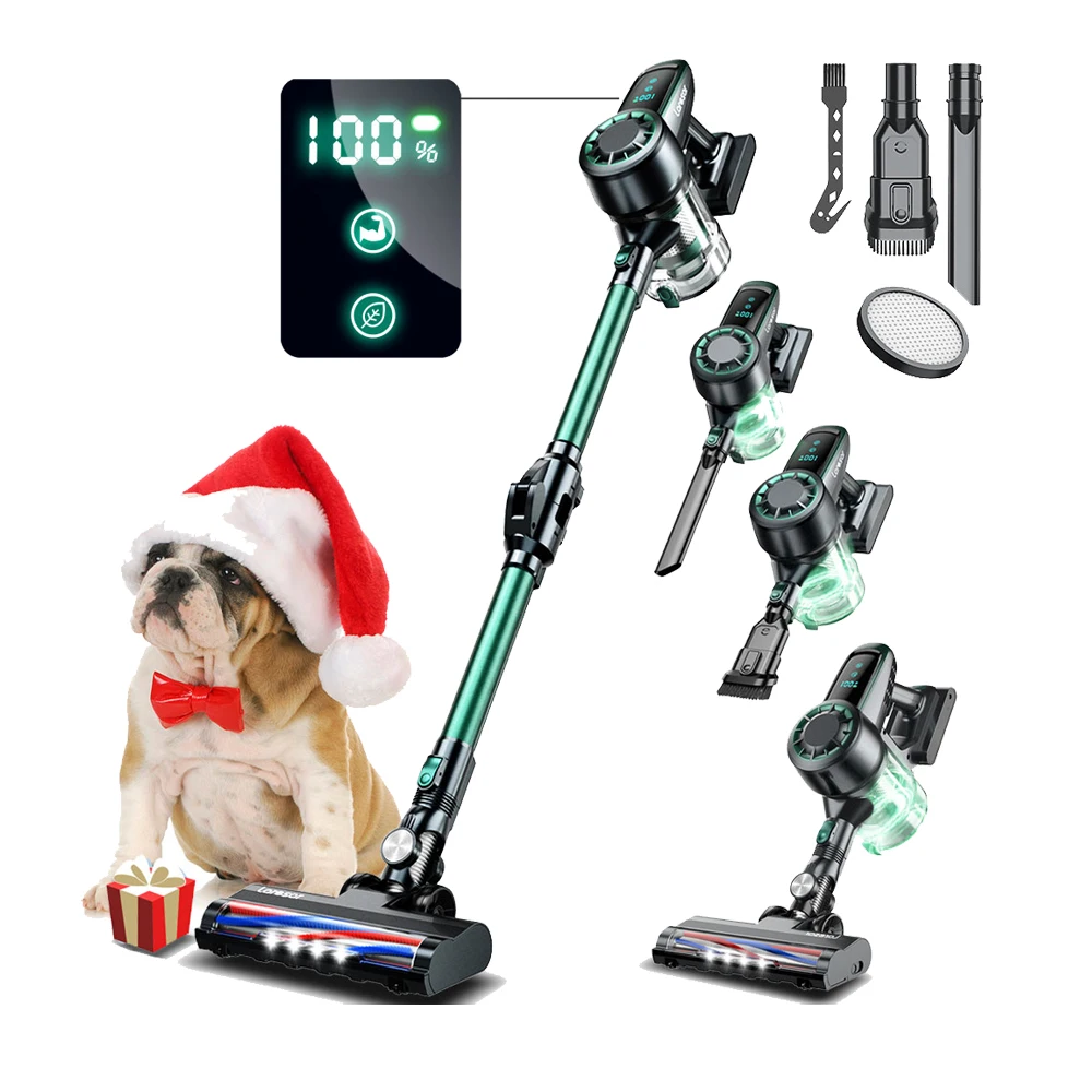 Laresar-ワイヤレス充電式バッテリー付きのポータブル掃除機,2つのワイヤレスデバイス,充電式,家庭用,車両用