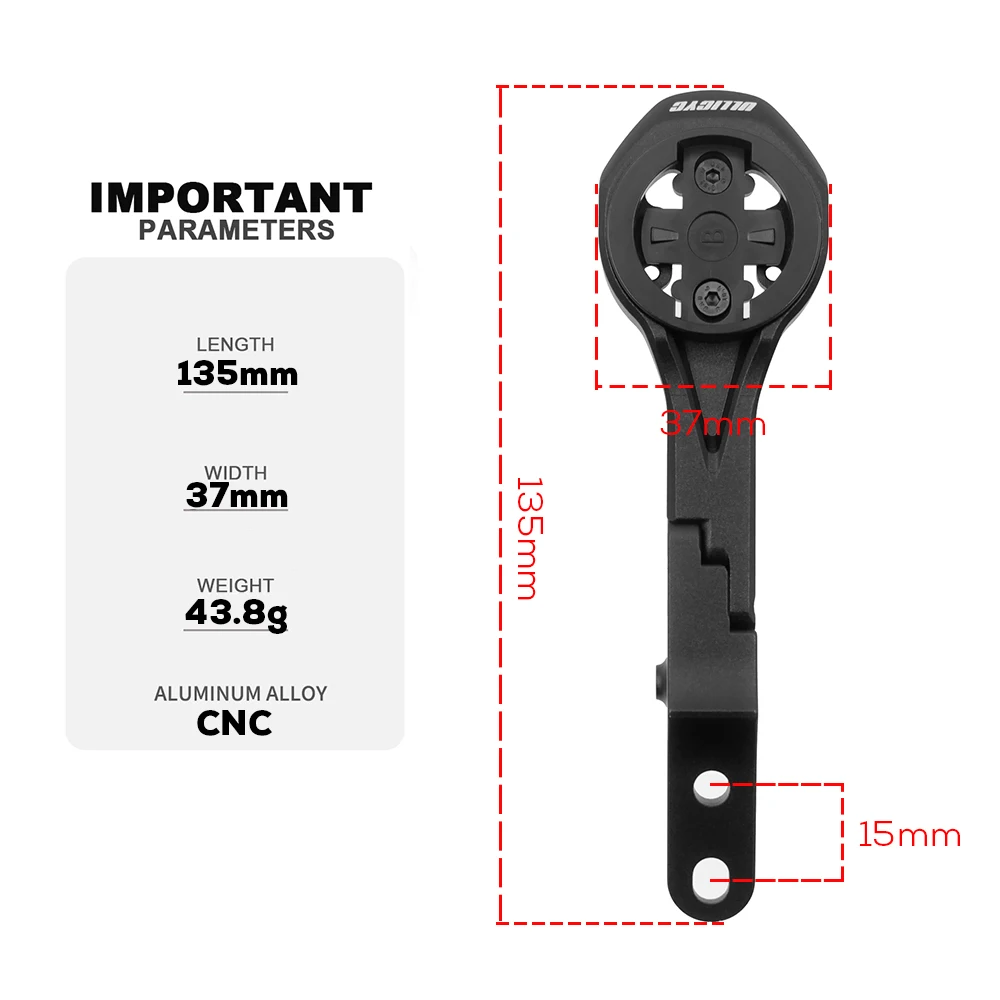 For Cervelo S5 Aerobar Integrated Handlebar Aluminum Alloy Bike Computer Mount Compatible With Gopro/GPS/Garmin/Bryton/Wahoo