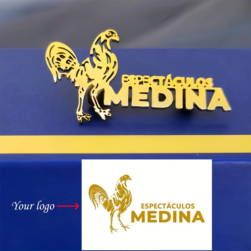 

Custom Lapel Pins Personalized Photo Logo Brooch 304L Stainless Steel Pin Support Company Bar Club Logo Badges Anti Allergy Gift