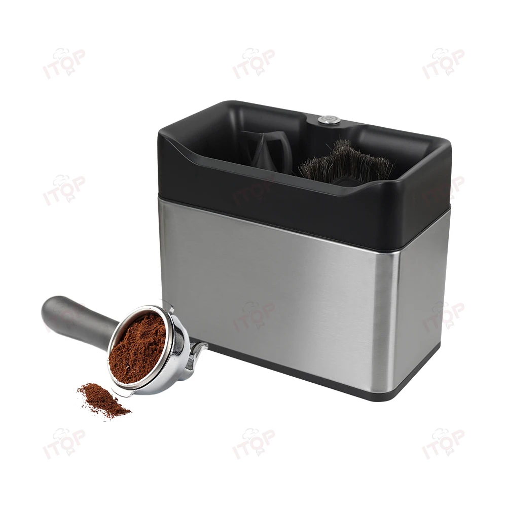 

Household Coffee Filter Brush Machine Multiple Installation Modes Coffee Portafilter Cleaner Machine For Coffee Shop