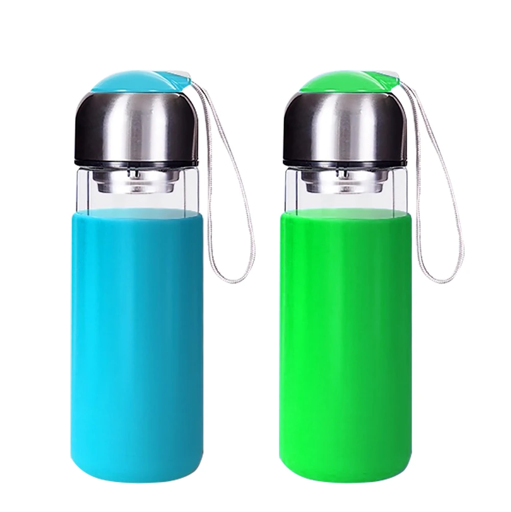 For Better Life 1Pc 7Cm Straight Silicone Glass Thermal Insulation Tea Non Slip Cover Baby Bottle Anti Scalding And Heat