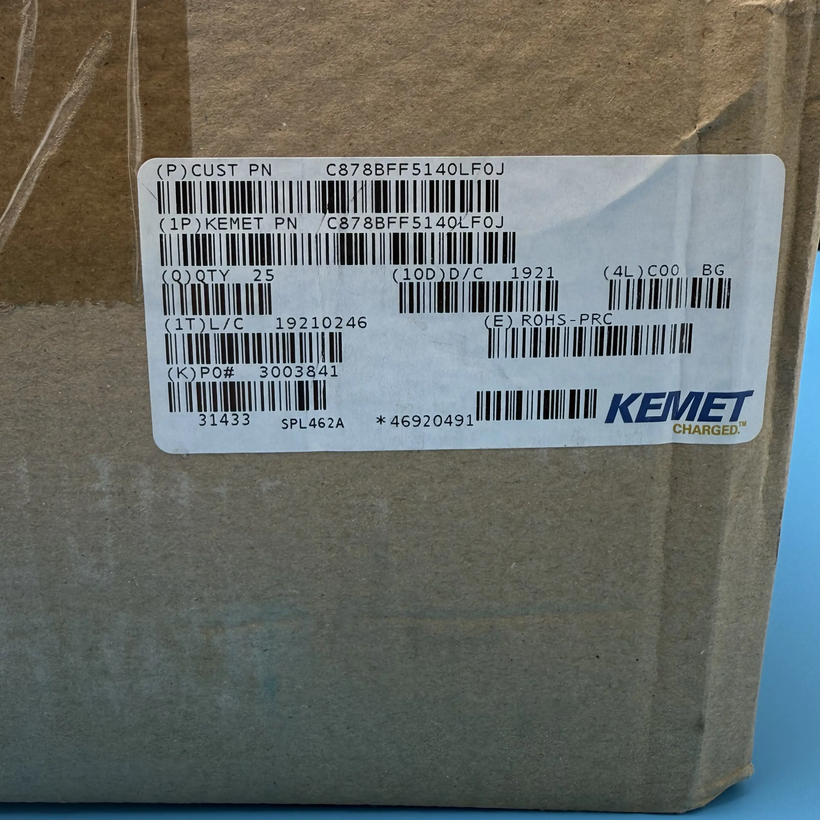 Brand new original AV motor starting operating capacitor C.87.8BF4 MKP 14uF 420V S2