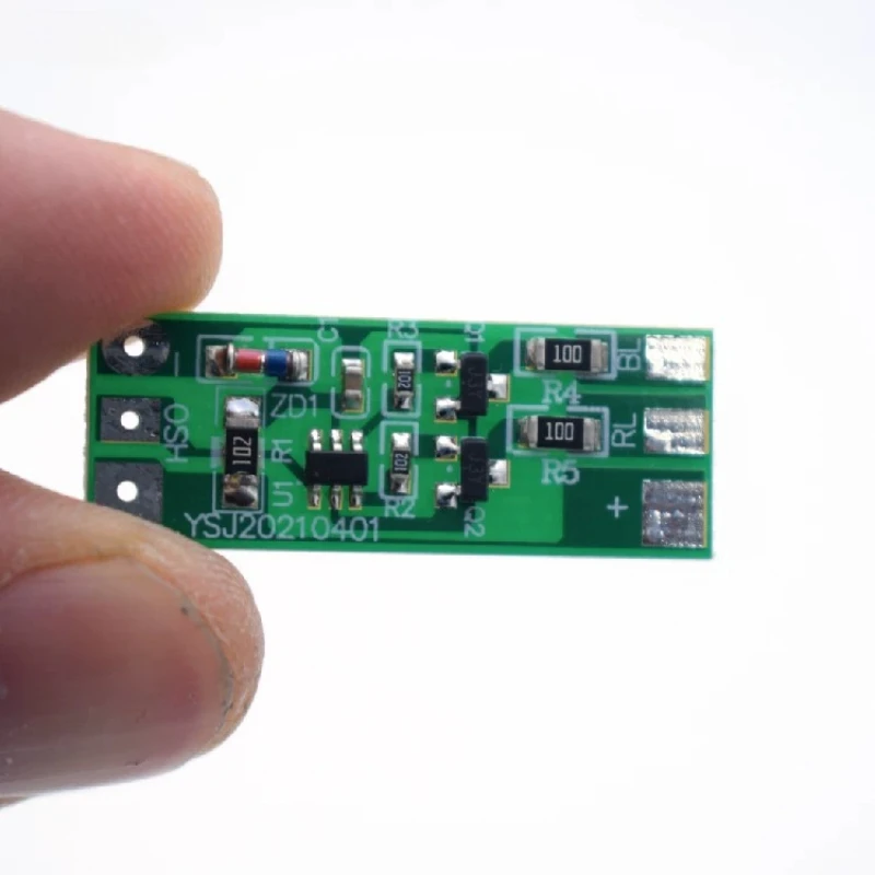 3-12V Strobe Flashing Module Red Blue 2-color LED Light Fast Flashing Warning Light Flashing Module for RC Car Model Spare Parts