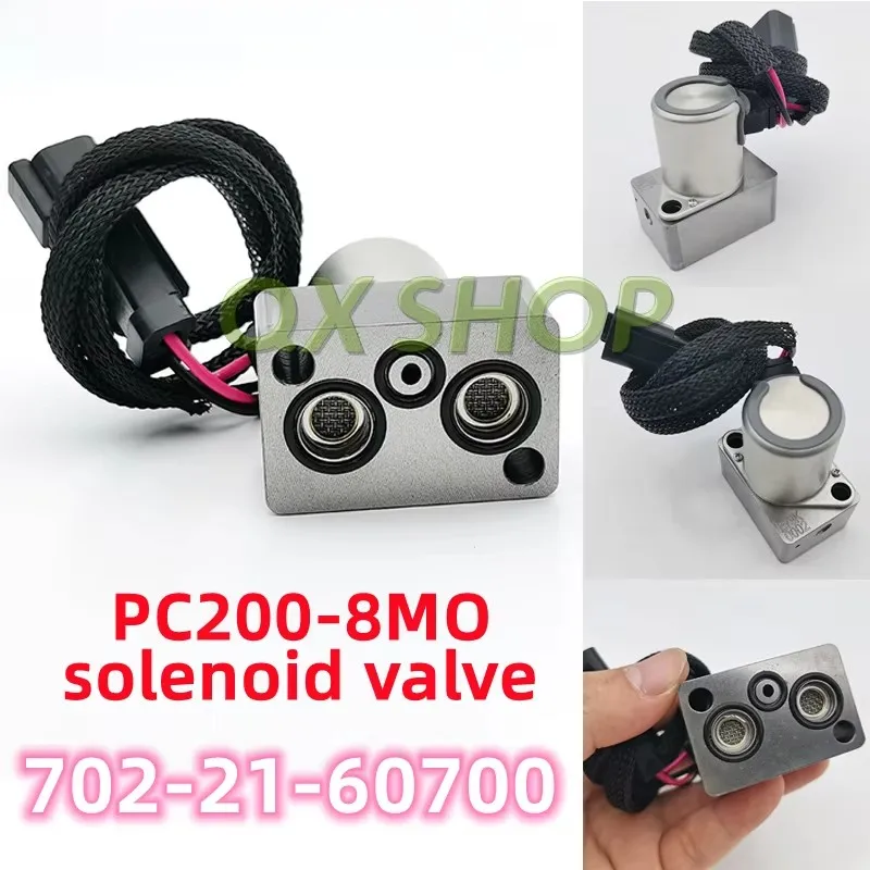 

702-21-60700 702-21-62600 Электромагнитный клапан гидравлического насоса для экскаватора Komatsu PC200-8MO PC220-8MO 7022160700