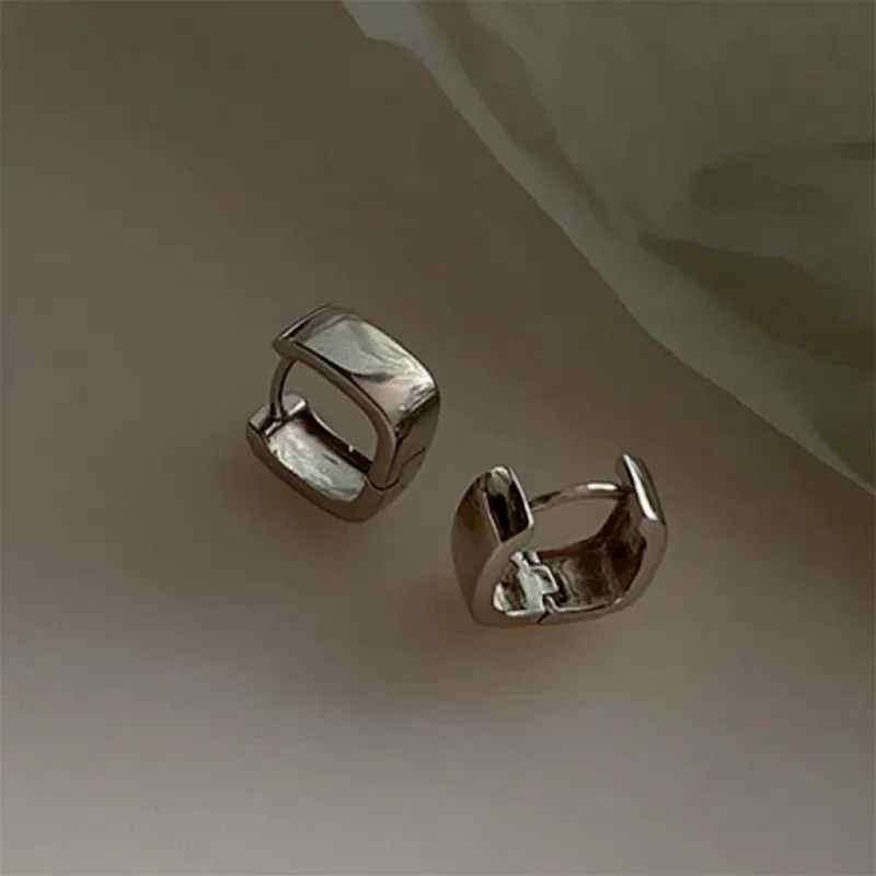 

REETI 925 Sterling Silver Earrings Square Earrings For Women Gift Earings Fashion Jewelry Gift