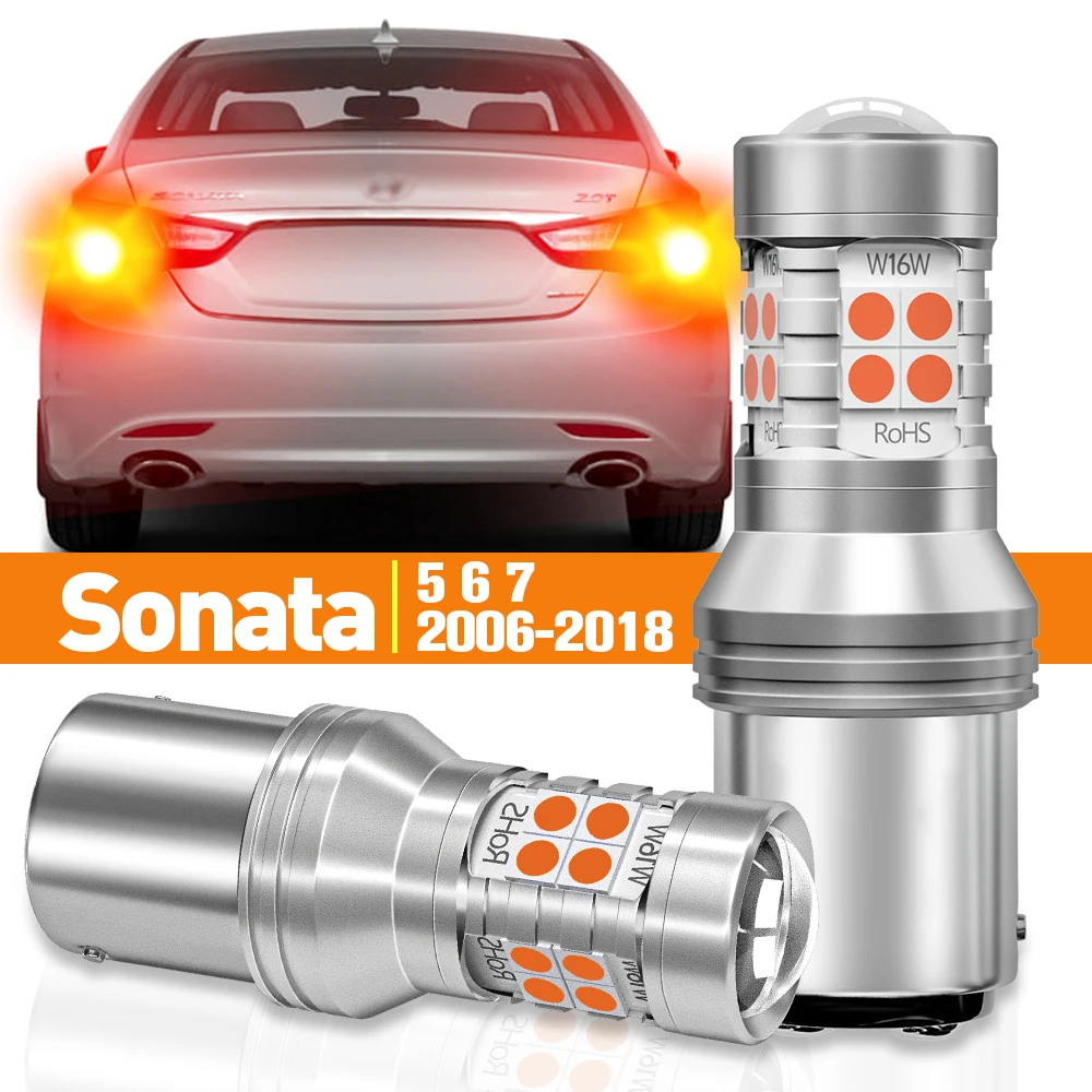 

2x LED Brake Light For Hyundai Sonata 5 6 7 2006-2018 2007 2008 2009 2010 2011 2012 2013 2014 2015 2016 Accessories Canbus Lamp