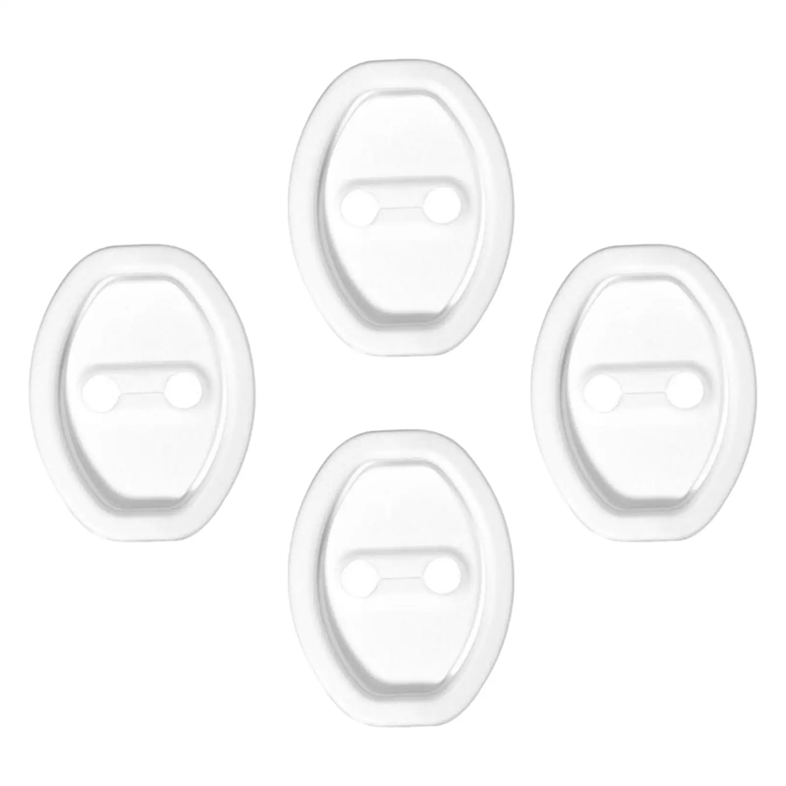 Genéricos Silicone Car Door Lock Capas, Acessórios para Pickups e Caminhões, 4 pcs